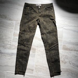 Zara camo jeans